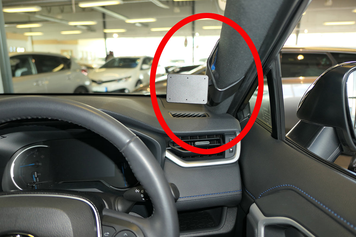 Brodit ProClip 605676 voor Suzuki Across 2021-2026 en Toyota RAV 4 2019-2025 - productfoto zwarte ABS montagebasis