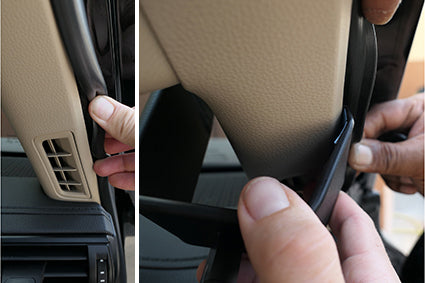 Brodit ProClip 605704 voor Toyota LandCruiser 300 2021-2026 - montagepositie op dashboard