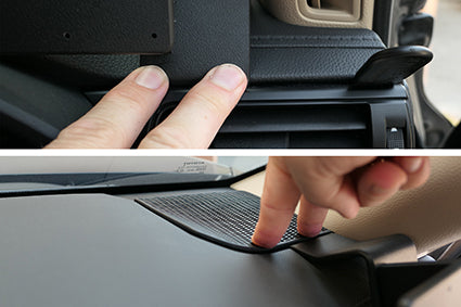 Brodit ProClip 605705 voor Toyota LandCruiser 300 2021-2026 - detail van dashboardmontage