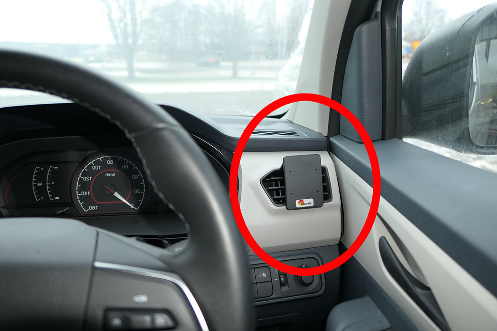 Brodit ProClip 605722 voor Maxus e-Deliver 3 2021-2026 - productfoto zwarte ABS montagebasis