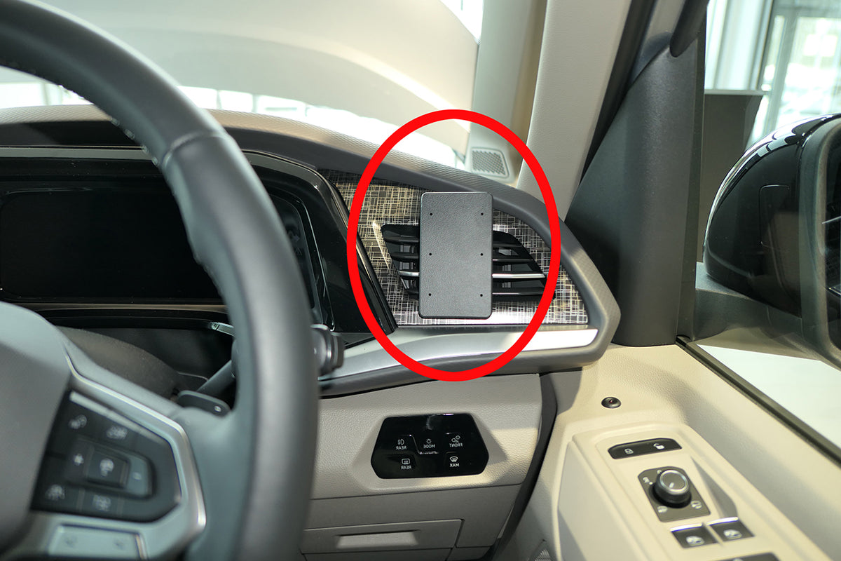 Brodit ProClip 605737 voor Volkswagen Multivan T7 2022-2026 - productfoto zwarte ABS montagebasis