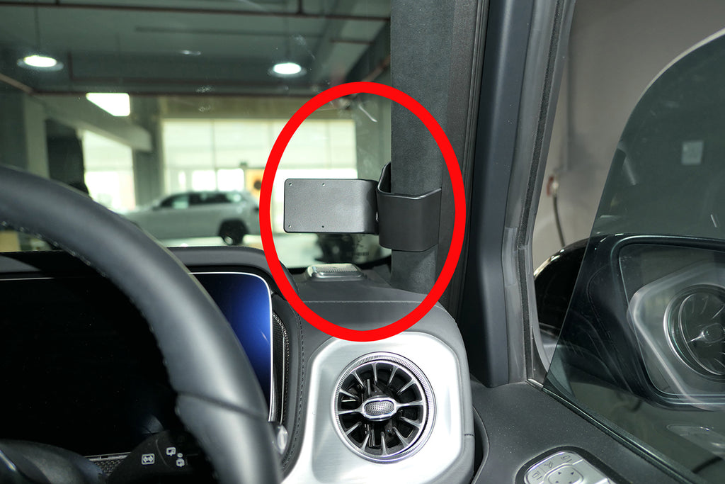 Brodit ProClip 605772 voor Mercedes Benz G-Class 2019-2026 - productfoto zwarte ABS montagebasis