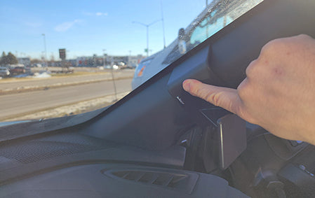 Brodit ProClip 605820 voor Subaru WRX 2022-2026 - detail van dashboardmontage