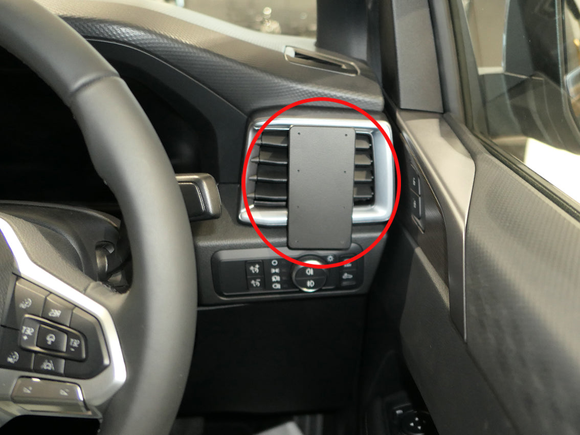Brodit ProClip 606009 voor Volkswagen Amarok 2024-2026 - productfoto zwarte ABS montagebasis