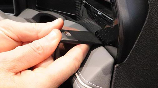 Brodit ProClip 606038 voor Volkswagen Passat 2024-2026 - detail van dashboardmontage