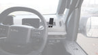 Brodit ProClip 606255 voor Kia PV5 Passenger 2025-2026 en Kia PV5 Cargo 2025-2026 - productfoto zwarte ABS montagebasis