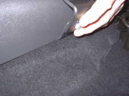 Brodit ProClip 630510 voor Ford Galaxy 1995-2000, Ford Fiesta 1996-2001 e.a. - montagepositie op dashboard