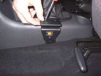 Brodit ProClip 630510 voor Ford Galaxy 1995-2000, Ford Fiesta 1996-2001 e.a. - detail van dashboardmontage