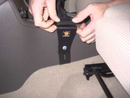 Brodit ProClip 630530 voor Alfa Romeo 166 1999-2007, Alfa Romeo 147 2001-2011 e.a. - ProClip geplaatst in het voertuig