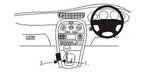 Brodit ProClip 632933 voor Jaguar X-Type 2001-2010 - productfoto zwarte ABS montagebasis