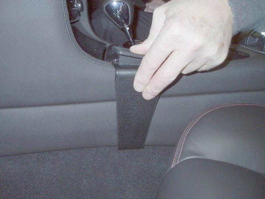 Brodit ProClip 633385 voor Jaguar XJ 2003-2009 - ProClip geplaatst in het voertuig