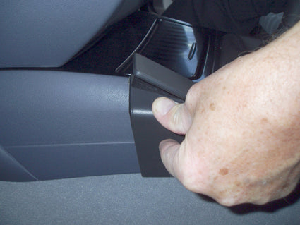 Brodit ProClip 633524 voor BMW 1-series E81, E82, E87, E88 2005-2011 - ProClip geplaatst in het voertuig