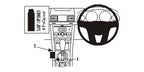 Brodit ProClip 633890 voor Holden Commodore Omega 2007-2010 en Holden Calais 2007-2010 - productfoto zwarte ABS montagebasis