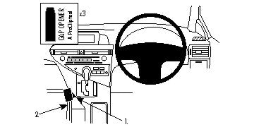 Brodit ProClip 634710 voor Lexus RX Series 2010-2015 - montagefoto 7
