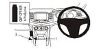 Brodit ProClip 634946 voor Holden Commodore VF 2014-2017 - productfoto zwarte ABS montagebasis