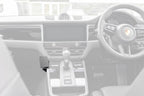 Brodit ProClip 635013 voor Porsche Macan 2015-2026 - productfoto zwarte ABS montagebasis