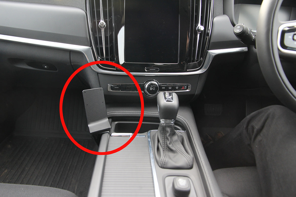 Brodit ProClip 635248 voor Volvo V90 2017-2025 en Volvo S90 2017-2025 - productfoto zwarte ABS montagebasis
