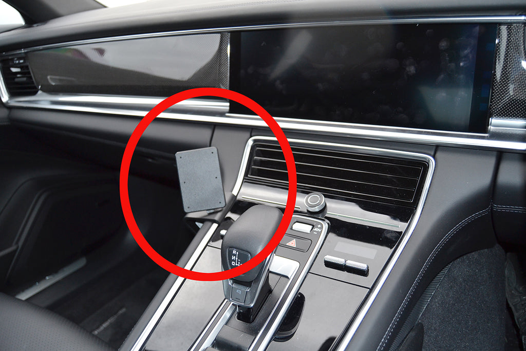 Brodit ProClip 635360 voor Porsche Panamera 2018-2024 - productfoto zwarte ABS montagebasis