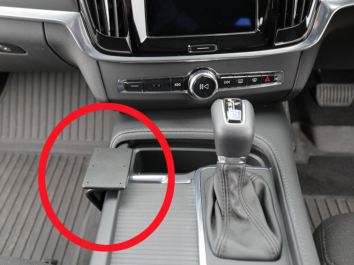 Brodit ProClip 635392 voor Volvo V90 2017-2025 en Volvo S90 2017-2025 - productfoto zwarte ABS montagebasis