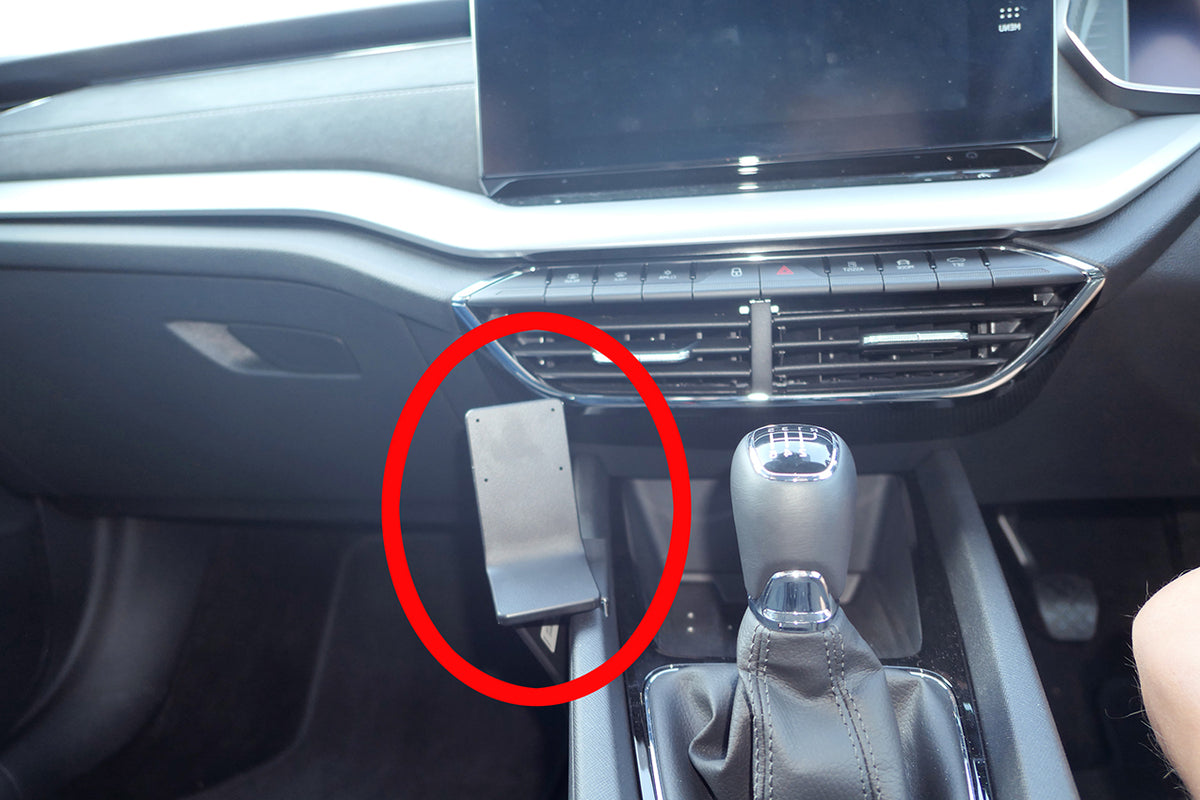 Brodit ProClip 635642 voor Skoda Octavia IV 2020-2026 - productfoto zwarte ABS montagebasis