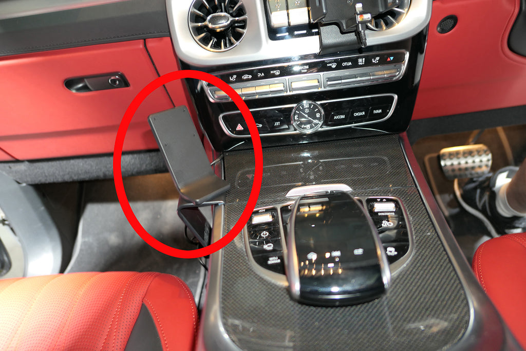 Brodit ProClip 635792 voor Mercedes Benz G-Class 2019-2024 - productfoto zwarte ABS montagebasis