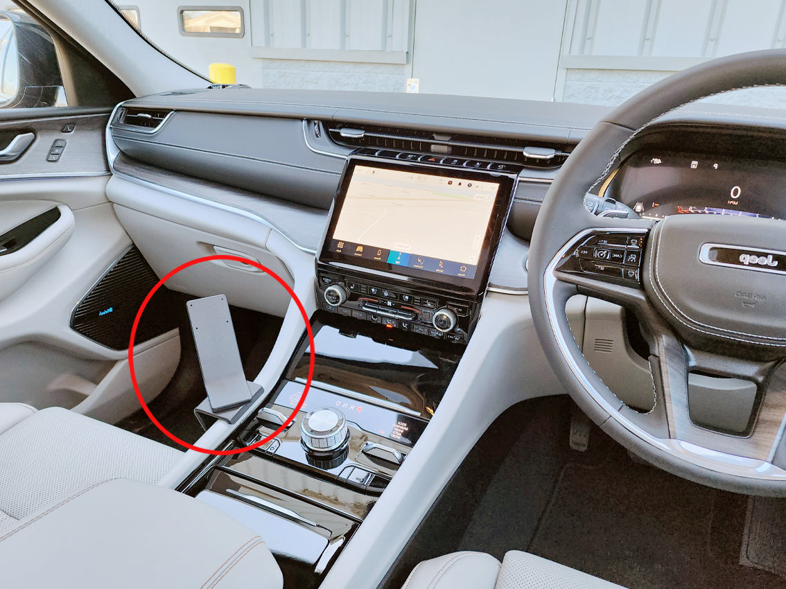Brodit ProClip 635865 voor Jeep Grand Cherokee 2021-2026 - productfoto zwarte ABS montagebasis
