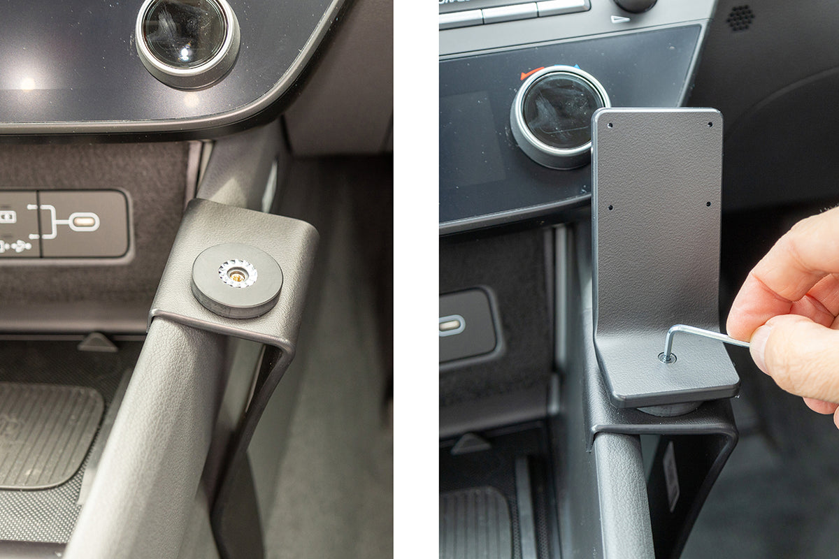 Brodit ProClip 636092 voor Hyundai Sonata 2024-2026 - detail van dashboardmontage
