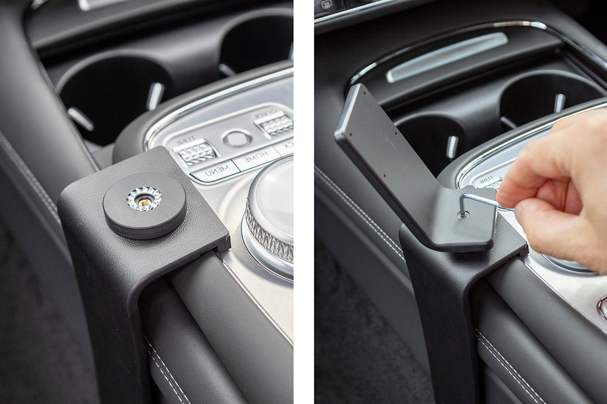 Brodit ProClip 636093 voor Genesis G90 2023-2026 - detail van dashboardmontage
