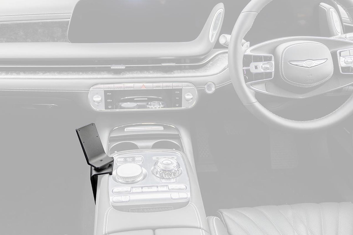 Brodit ProClip 636093 voor Genesis G90 2023-2026 - productfoto zwarte ABS montagebasis