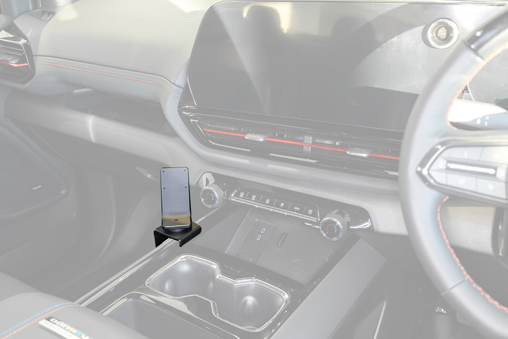 Brodit ProClip 636131 voor Chevrolet Silverado EV 2024-2026 - productfoto zwarte ABS montagebasis