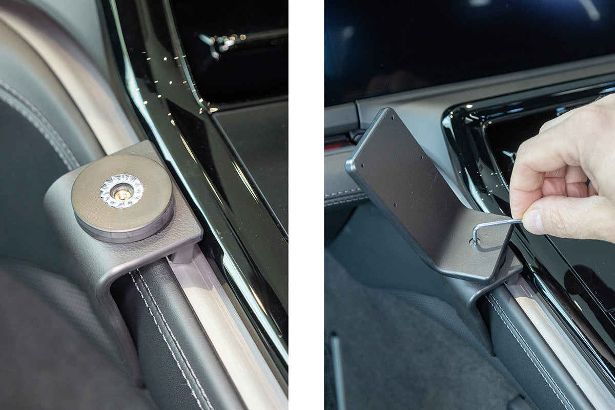 Brodit ProClip 636138 voor Porsche Panamera 2025-2026 - detail van dashboardmontage