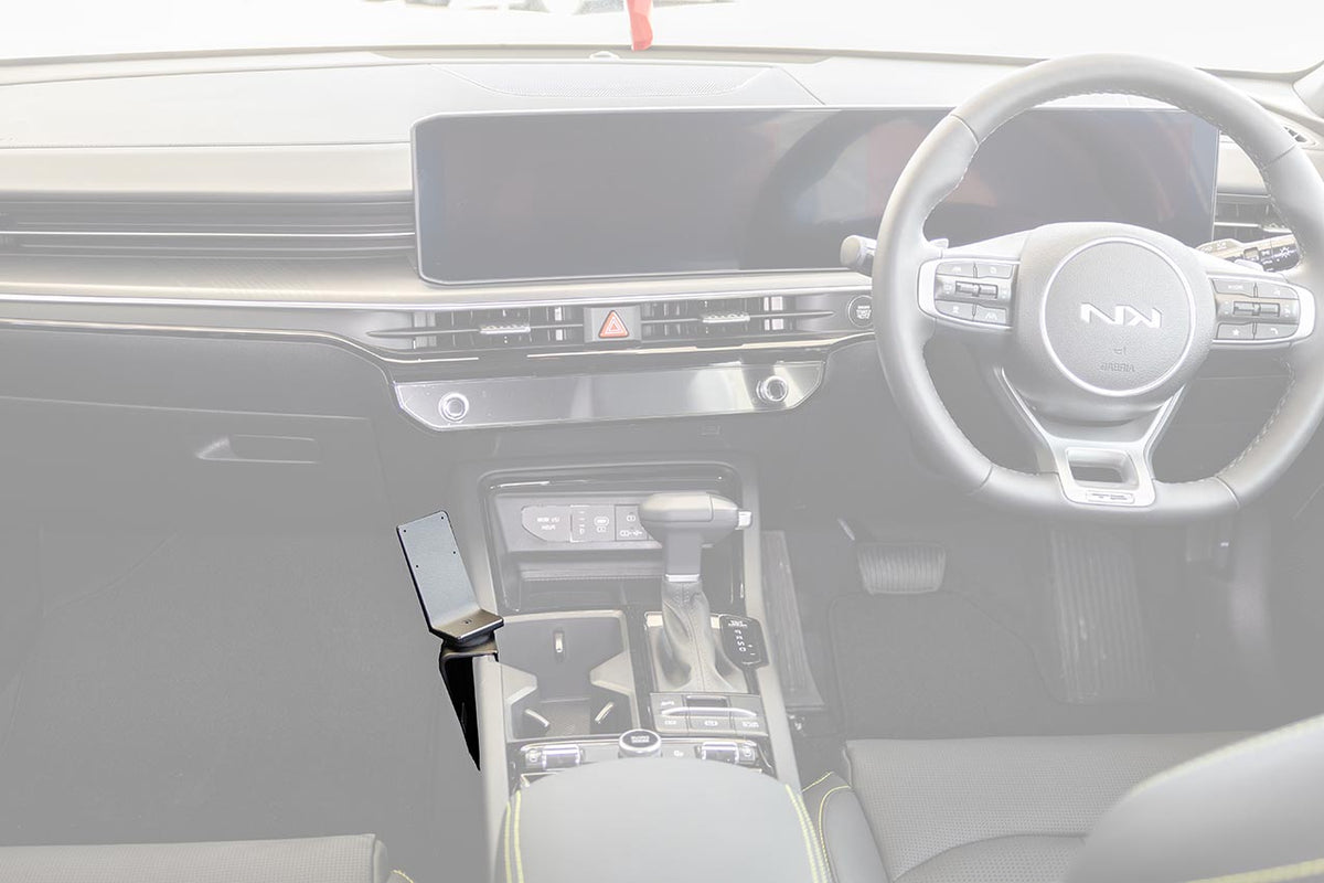 Brodit ProClip 636153 voor Kia K5 FWD 2025-2026 - productfoto zwarte ABS montagebasis