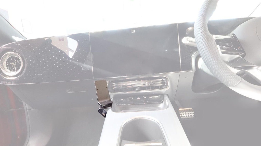 Brodit ProClip 636242 voor Mercedes Benz GLB-Class 2027-2027 en Mercedes Benz CLA-Class 2026-2026 - productfoto zwarte ABS montagebasis