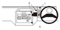 Brodit ProClip 651937 voor Iveco Euro Cargo 1991-2004 - montagepositie op dashboard
