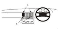 Brodit ProClip 651947 voor Audi Quattro 1989-2002, Audi Coupé 1989-2002 e.a. - montagepositie op dashboard