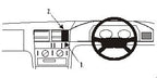 Brodit ProClip 652025 voor Mercedes Benz C-Class (180-320) 1993-1999 - productfoto zwarte ABS montagebasis