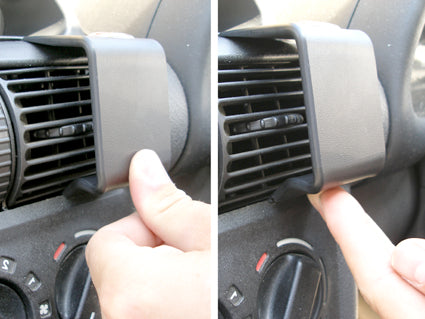 Brodit ProClip 652129 voor Holden Combo 1995-2000, Holden Barina 1995-2000 e.a. - detail van dashboardmontage