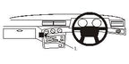 Brodit ProClip 652174 voor Volvo 940 1991-1998 en Volvo 740 1991-1998 - productfoto zwarte ABS montagebasis