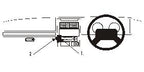 Brodit ProClip 652384 voor Jeep Wrangler 1997-2002 en Jeep Sahara 1997-2005 - productfoto zwarte ABS montagebasis