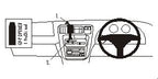 Brodit ProClip 652399 voor Toyota 4Runner 1996-1999 - productfoto zwarte ABS montagebasis