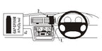 Brodit ProClip 652403 voor Volkswagen Passat 1997-2005 - productfoto zwarte ABS montagebasis