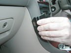 Brodit ProClip 652473 voor Audi S6 1998-2003 en Audi A6 1998-2003 - montagepositie op dashboard