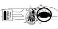Brodit ProClip 652476 voor Ford Ka 1997-2008 - montagepositie op dashboard