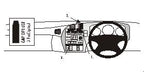 Brodit ProClip 652502 voor Saab 9-5 1998-2005 - productfoto zwarte ABS montagebasis