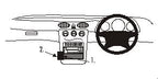 Brodit ProClip 652511 voor Mercedes Benz A-Class 1998-2000 - productfoto zwarte ABS montagebasis