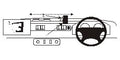 Brodit ProClip 652583 voor Land Rover Defender 1983-2006 - montagepositie op dashboard