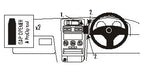 Brodit ProClip 652597 voor Holden Astra 1998-2003, Opel Astra 1998-2003 en Vauxhall Astra 1998-2003 - productfoto zwarte ABS montagebasis