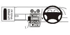 Brodit ProClip 652610 voor Mazda MX-5 1998-2005 en Mazda Miata 1998-2005 - installatiepositie