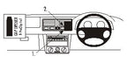 Brodit ProClip 652692 voor Volkswagen Bora 1999-2005 - productfoto zwarte ABS montagebasis