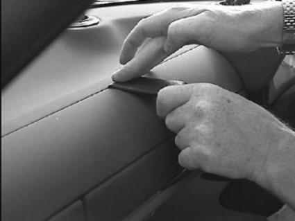 Brodit ProClip 652723 voor Lotus Elise S1 1996-2002 - detail van dashboardmontage